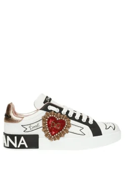 Dolce & Gabbana BIAŁY Buty sportowe z logo