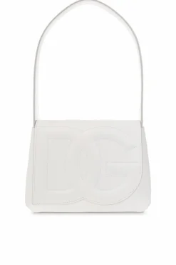 Dolce & Gabbana BIAŁY Torba na ramię z logo