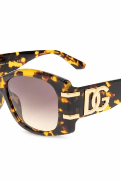 Dolce & Gabbana BRĄZOWY Okulary przeciwsłoneczne