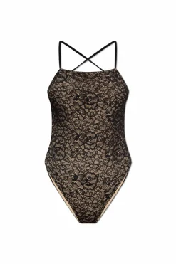 Dolce & Gabbana CZARNY Jednoczęściowy kostium kąpielowy