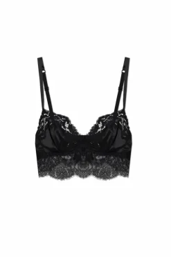 Dolce & Gabbana CZARNY Koronkowy biustonosz