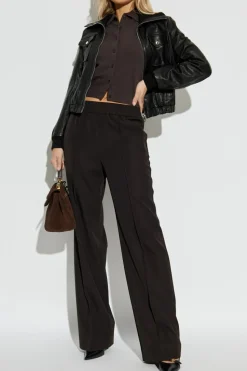 Dolce & Gabbana CZARNY Kurtka skórzana