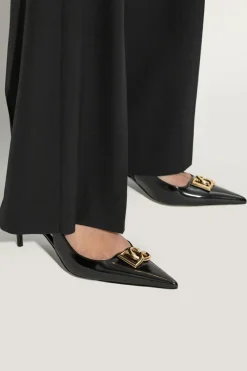Dolce & Gabbana CZARNY Skórzane buty