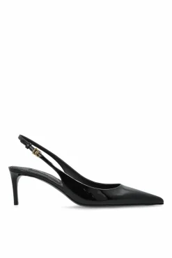 Dolce & Gabbana CZARNY Skórzane buty