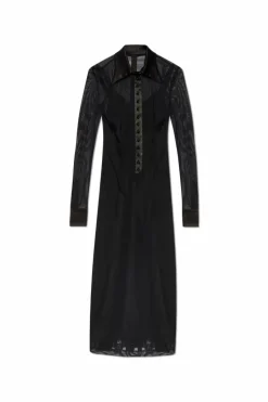 Dolce & Gabbana CZARNY Sukienka z kołnierzem