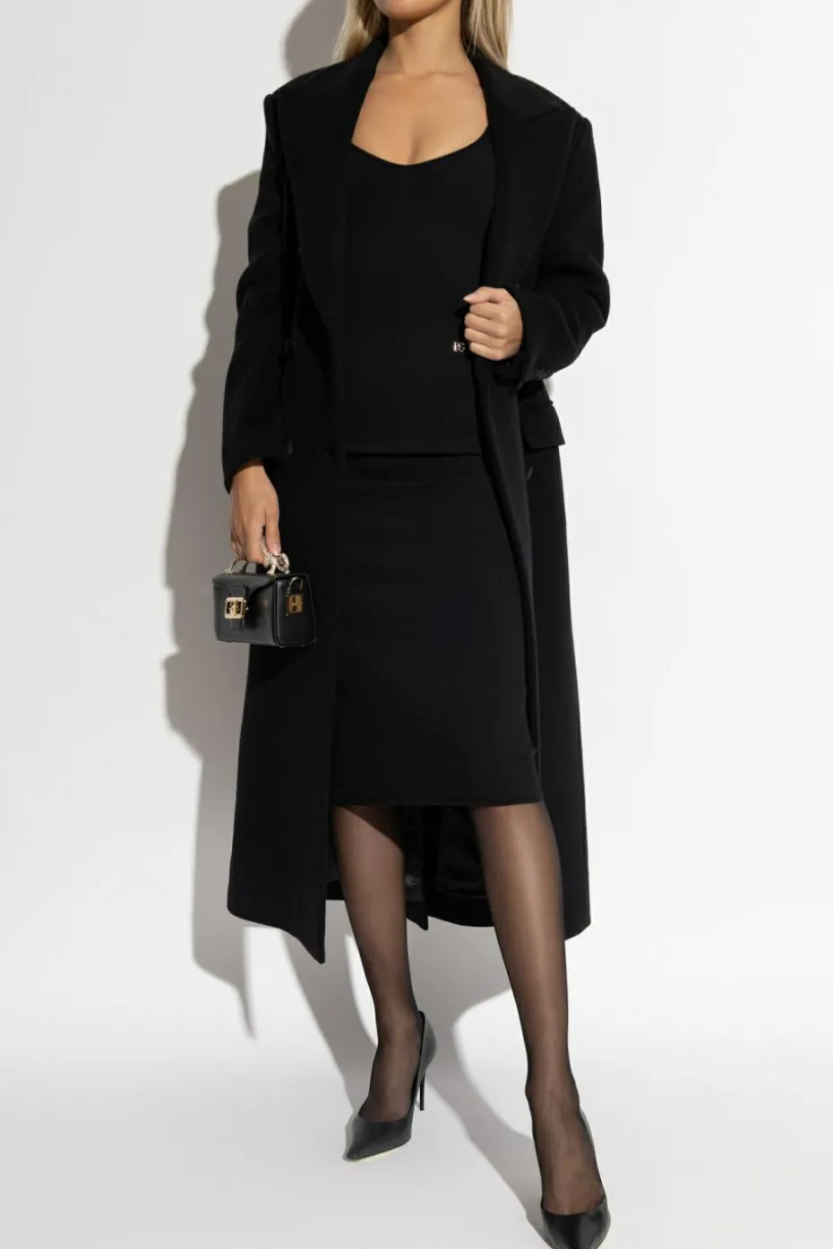 Dolce & Gabbana CZARNY Sukienka z logo