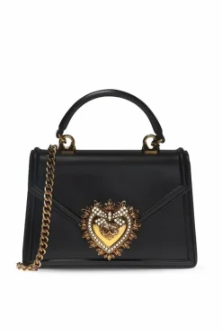 Dolce & Gabbana CZARNY Torba na ramię ‘Devotion’