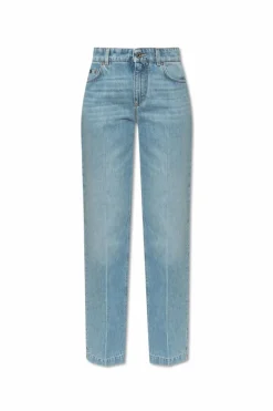 Dolce & Gabbana NIEBIESKI Jeansy z nogawkami o prostym kroju