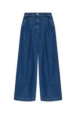 Dolce & Gabbana NIEBIESKI Jeansy z szerokimi nogawkami