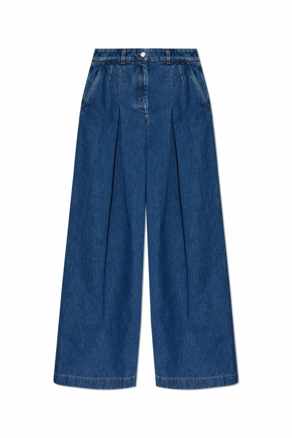 Dolce & Gabbana NIEBIESKI Jeansy z szerokimi nogawkami