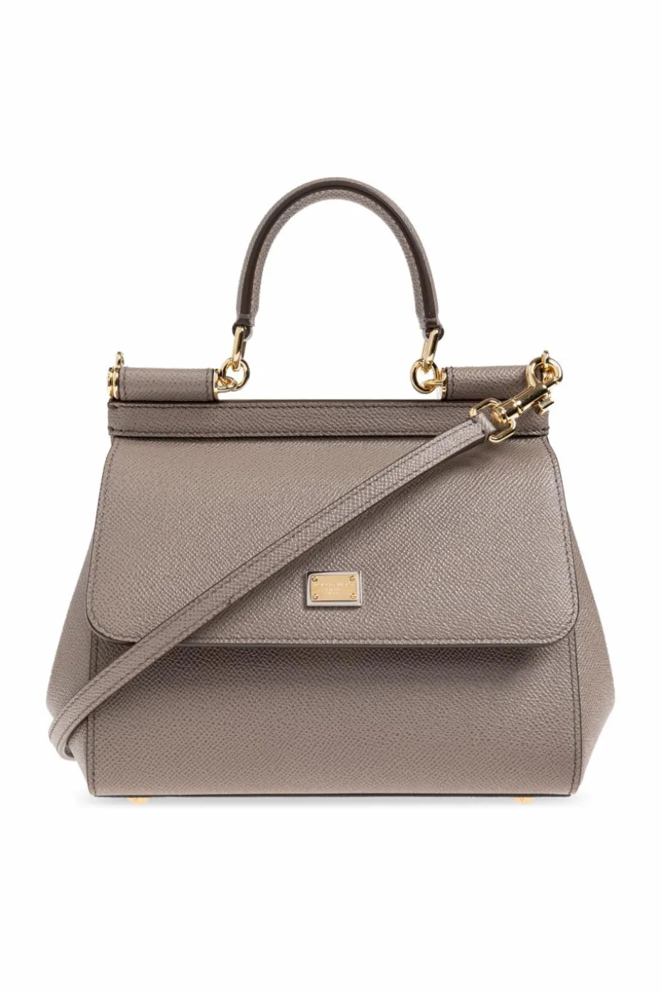 Dolce & Gabbana SZARY Torba do ręki `Sicily Medium`