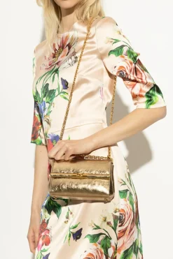 Dolce & Gabbana ZŁOTY Torba na ramię `Marlene Mini`