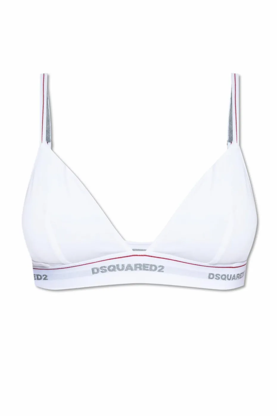 Dsquared2 BIAŁY Biustonosz z logo