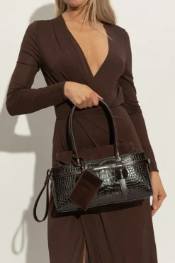 Dsquared2 BRĄZOWY Torba na ramię `Twin`