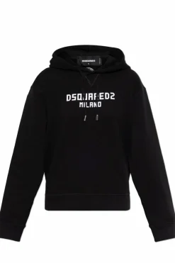 Dsquared2 CZARNY Bluza z logo