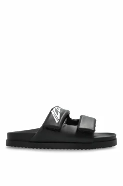 Dsquared2 CZARNY Klapki z logo