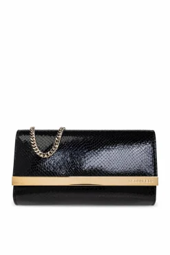 Dsquared2 CZARNY Skórzana kopertówka