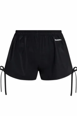Dsquared2 CZARNY Szorty plażowe