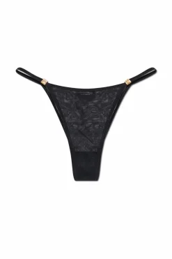 Dsquared2 CZARNY Transparentne figi