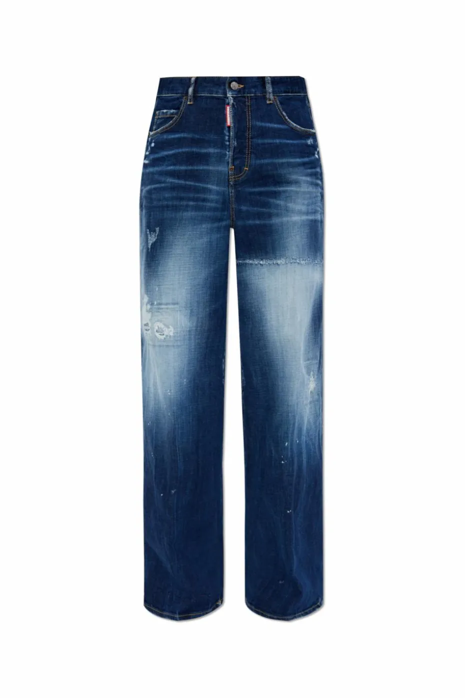 Dsquared2 GRANATOWY Jeansy `Traveller`
