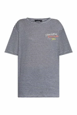 Dsquared2 GRANATOWY T-shirt kapsuła `Summer Lovers`