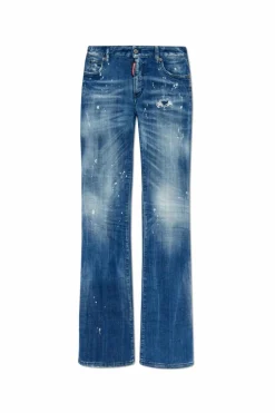 Dsquared2 NIEBIESKI Jeansy `Medium Waist Flare`
