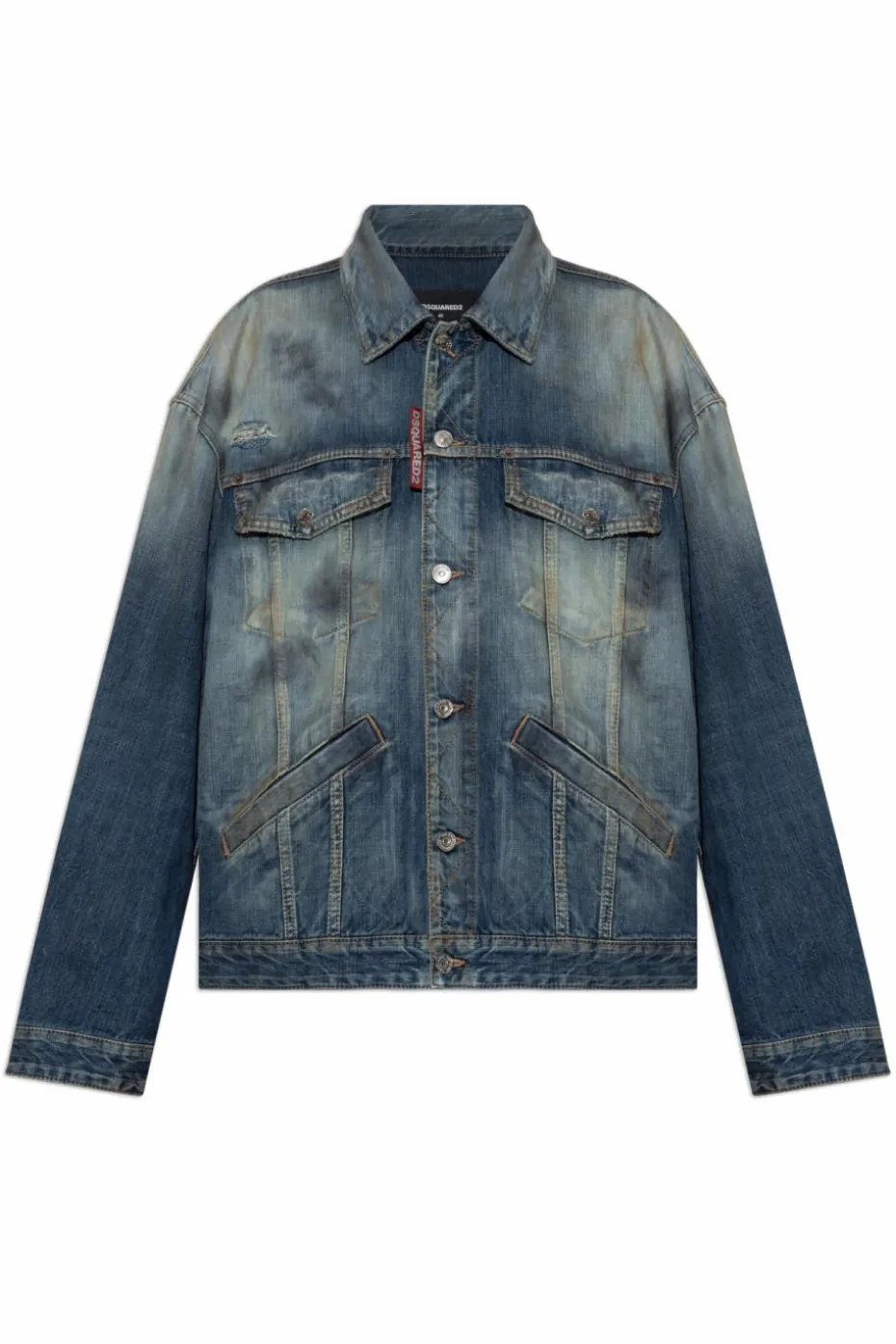 Dsquared2 NIEBIESKI Kurtka jeansowa
