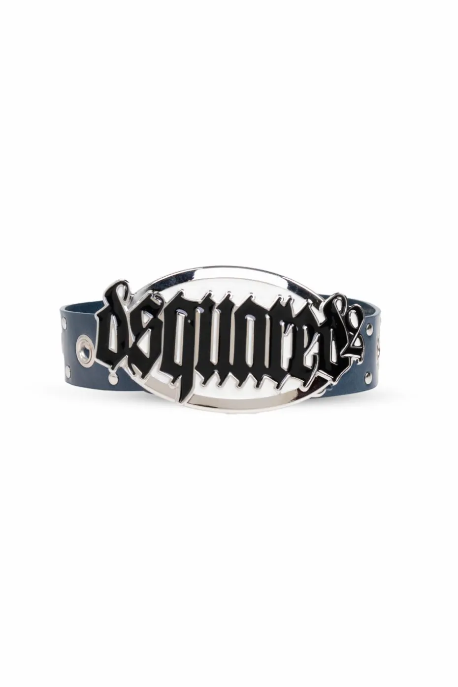 Dsquared2 NIEBIESKI Skórzany pasek