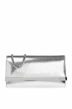 Dsquared2 SREBRNY Skórzana kopertówka