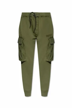 Dsquared2 ZIELONY Spodnie dresowe