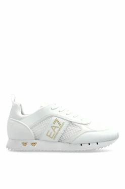 EA7 Emporio Armani BIAŁY Buty sportowe z logo