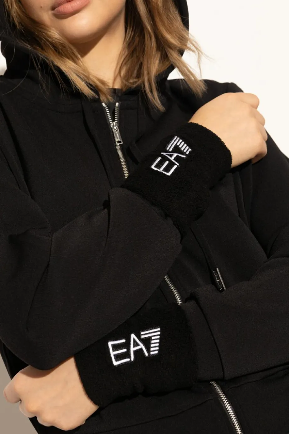 EA7 Emporio Armani CZARNY Opaski treningowe na nadgarstek