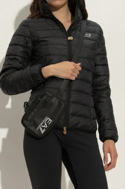 EA7 Emporio Armani CZARNY Torba na ramię z logo