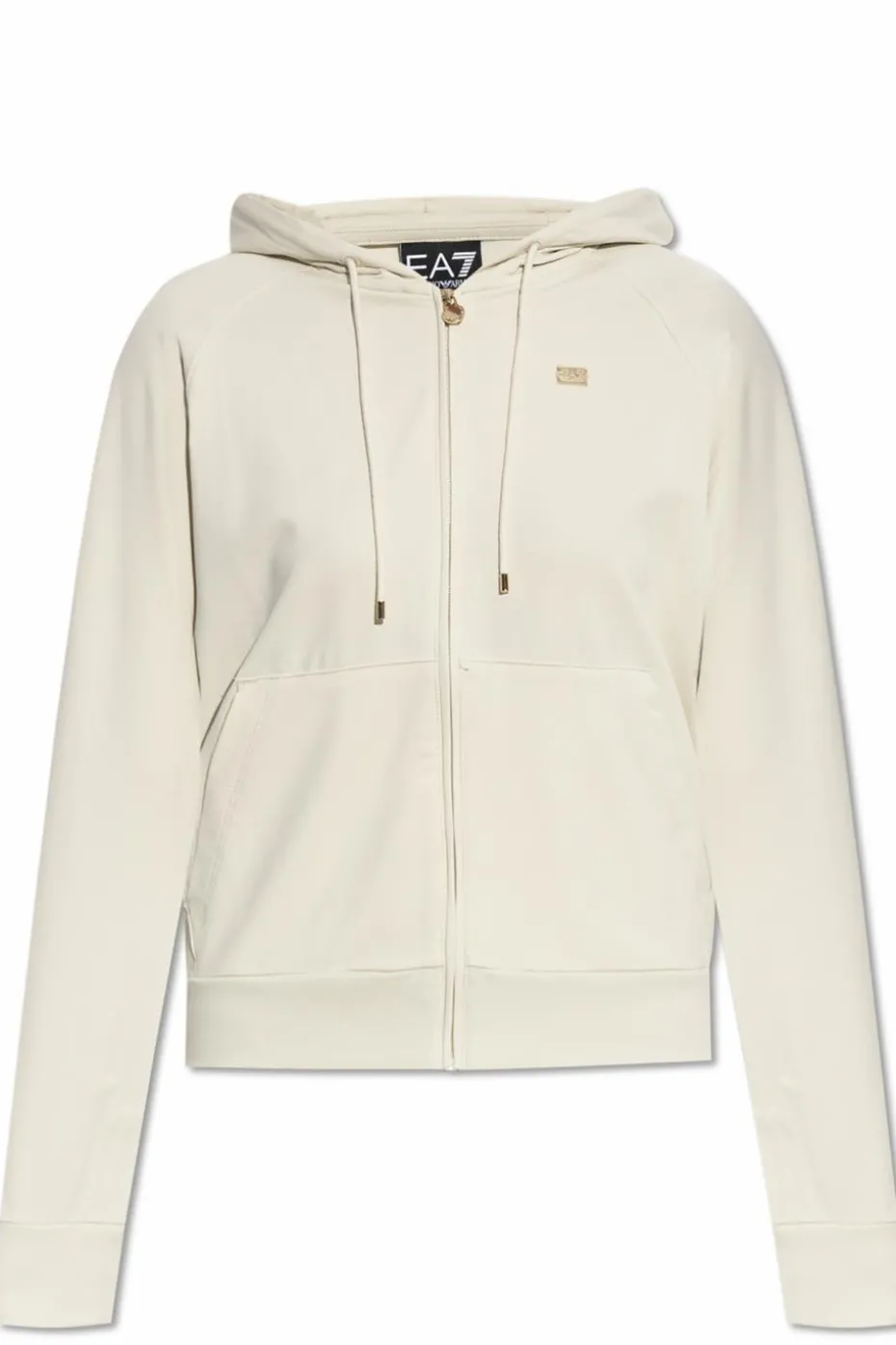 EA7 Emporio Armani kremowy Bluza z kolekcji `Sustainability`