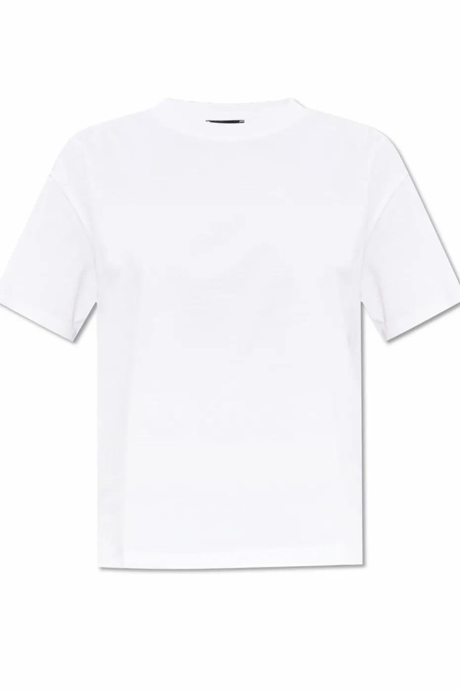 Emporio Armani BIAŁY Bawełniany t-shirt