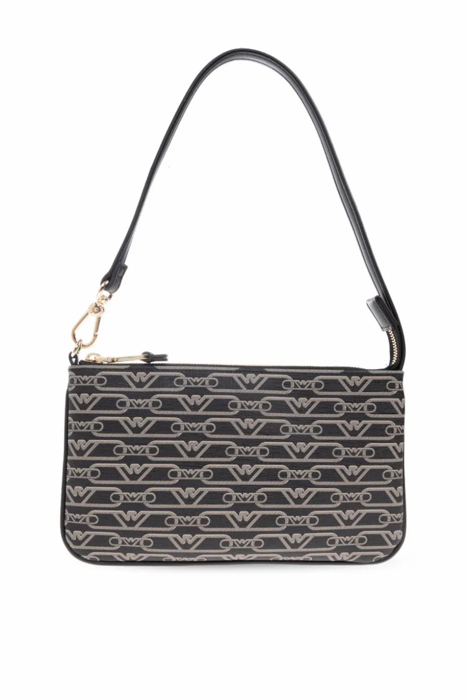 Emporio Armani CZARNY Torba na ramię z monogramem