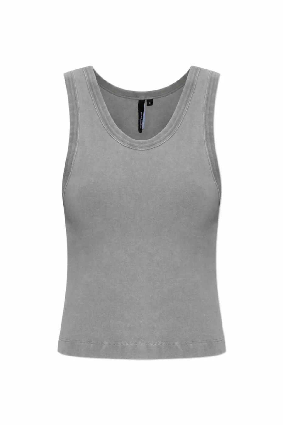 ENTIRE STUDIOS SZARY Top `Cropped`
