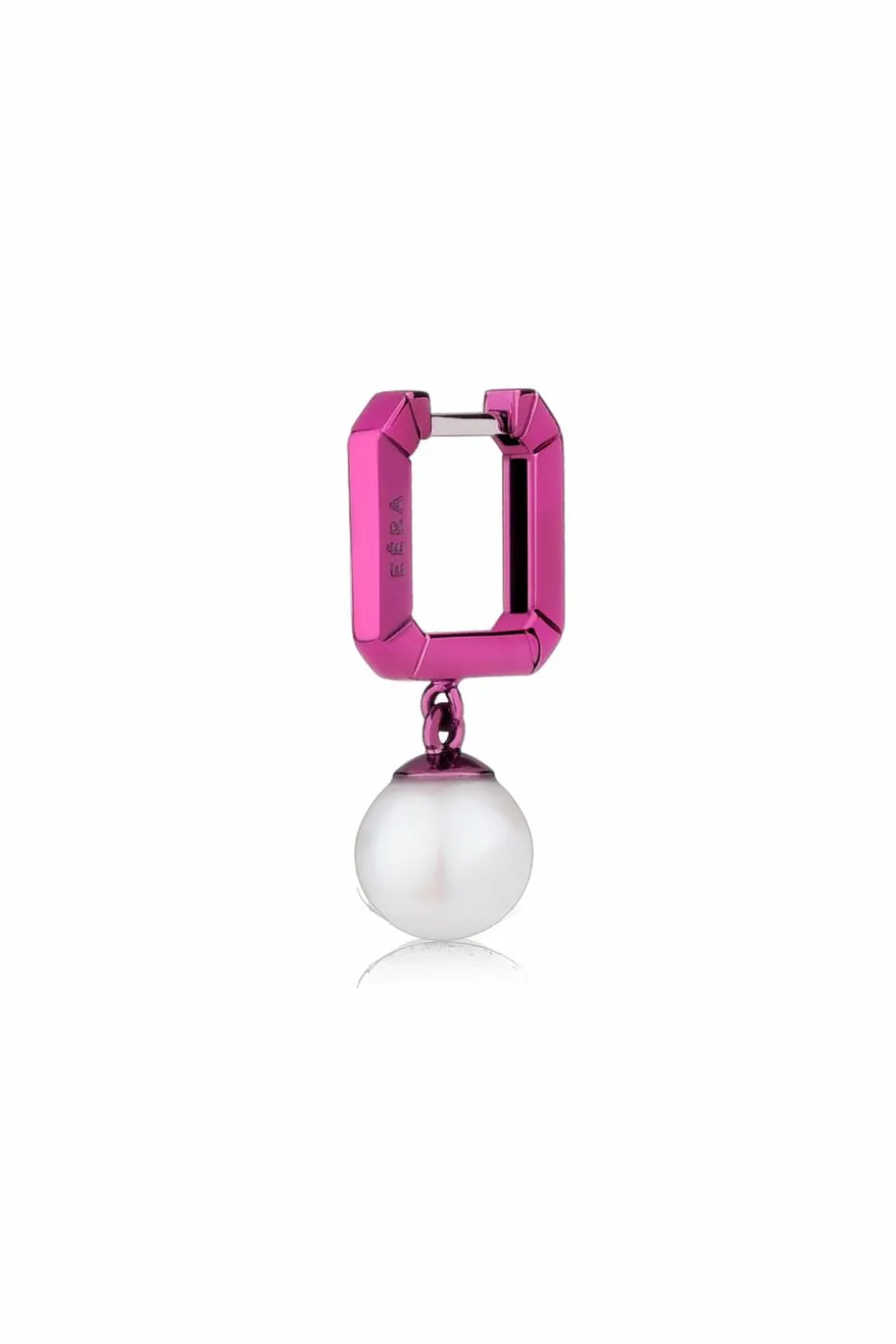 EÉRA RÓŻOWY Pojedynczy kolczyk ` Candy Mini Pearls`