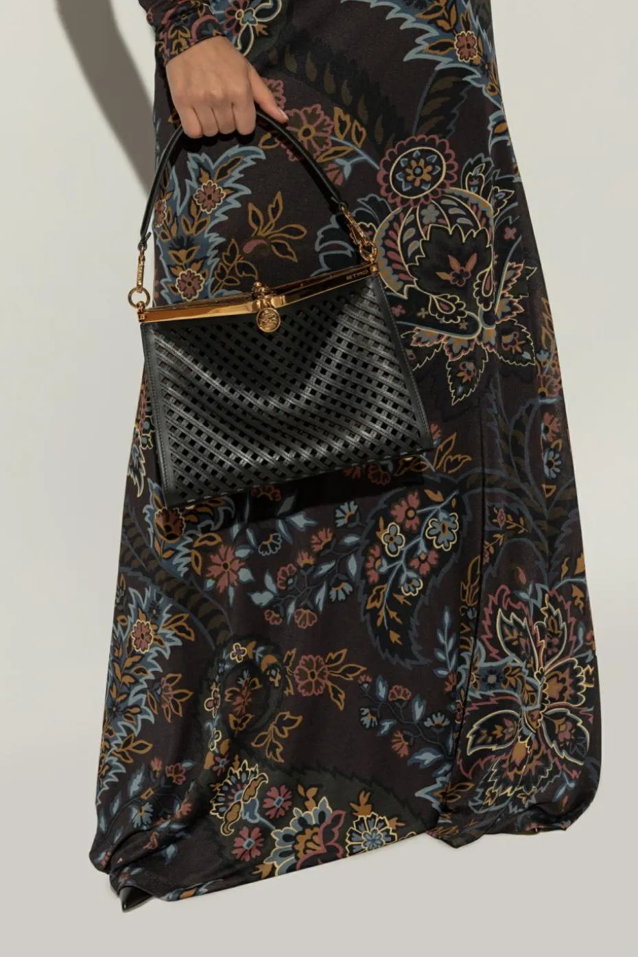 Etro CZARNY Torba do ręki `Vela Medium`