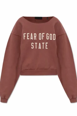 Fear Of God Essentials RÓŻOWY Bluza z kapturem