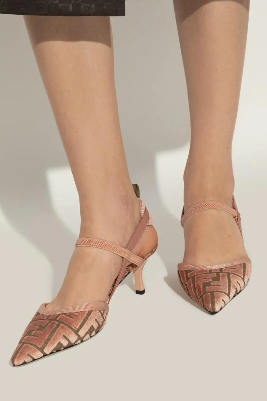 Fendi RÓŻOWY Buty na obcasie `Colibr_x001a_ Lite`