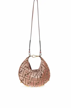 Fendi RÓŻOWY Torba na ramię `Fendigraphy Mini`