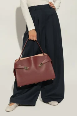 FERRAGAMO BORDO Torba do ręki `Hug Medium`