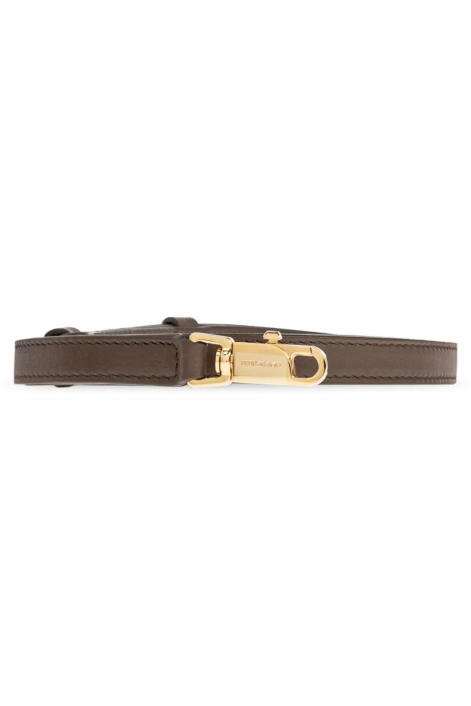 FERRAGAMO BRĄZOWY Torba do ręki `Hug Mini`