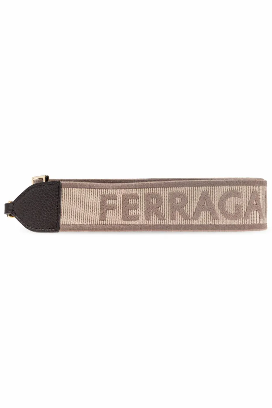 FERRAGAMO BRĄZOWY Torba na ramię `Noth-South Hobo Medium`