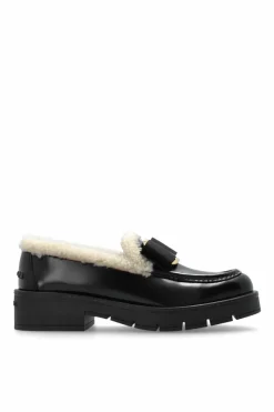 FERRAGAMO CZARNY Buty `Mirty` typu `loafers`
