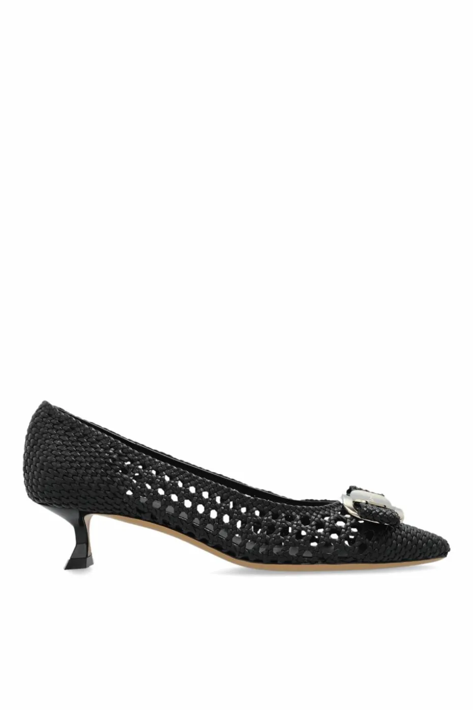 FERRAGAMO CZARNY Buty na obcasie `Zelma`