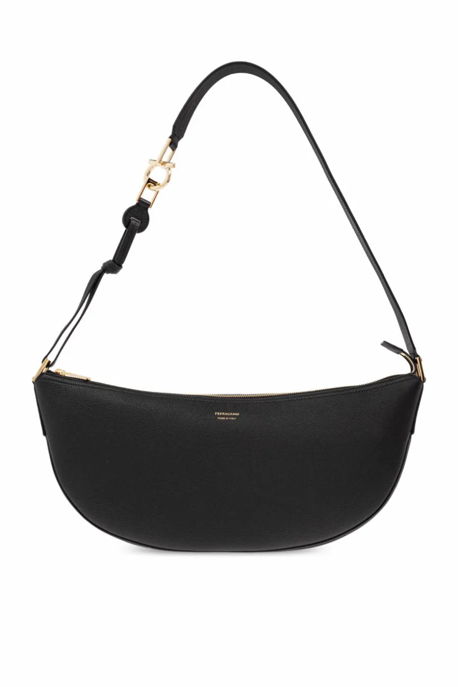 FERRAGAMO CZARNY Torba na ramię `Smile Medium`