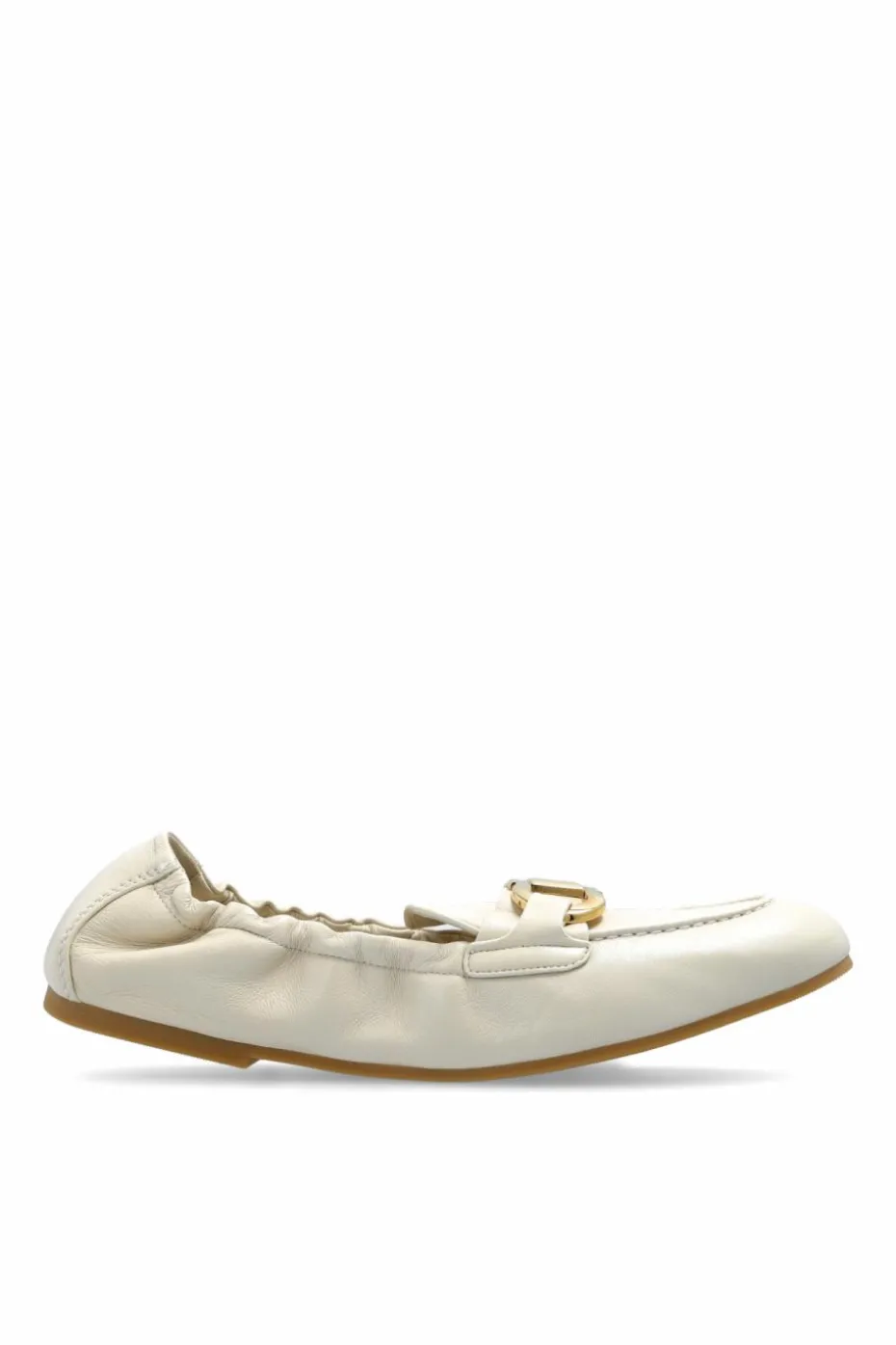 FERRAGAMO kremowy Buty `Jodie`