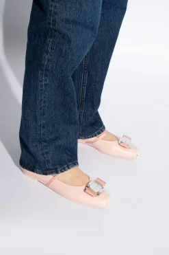 FERRAGAMO RÓŻOWY Baleriny ‘Zina’